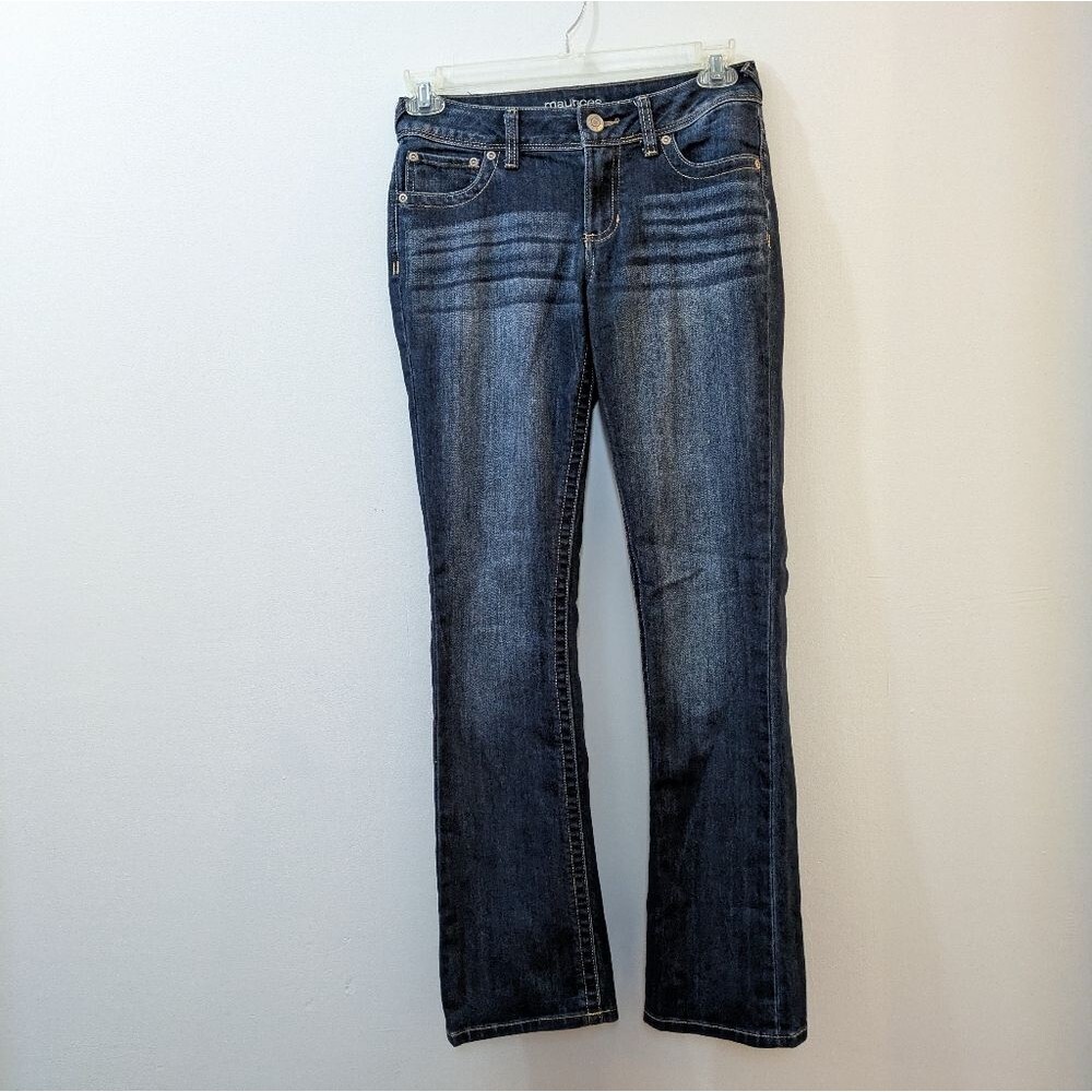 Maurices Dark Wash Bootcut Denim Jeans 5 Pocket Women's 6 Regular